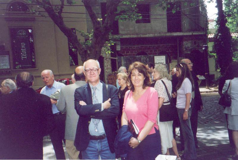 Eduardo Marcet (Alte. Brown)y Graciela Saez (Morón)