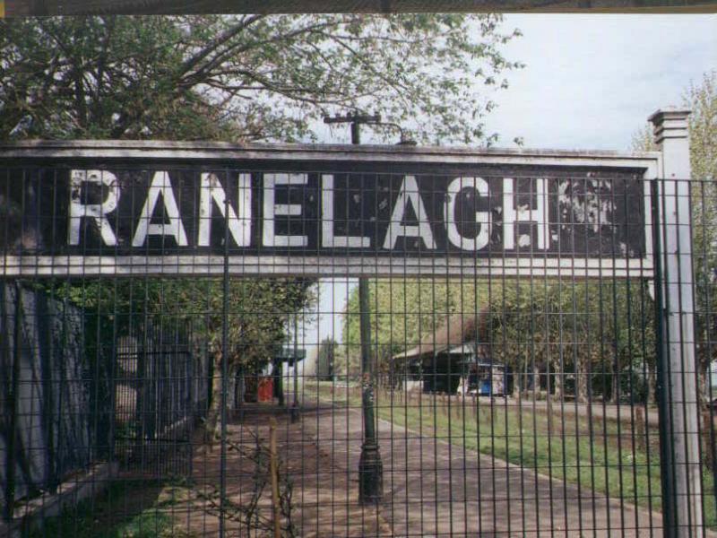Cartel  de la estación de Ranelagh.