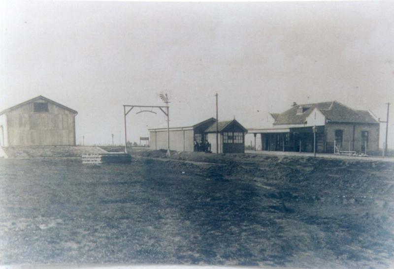 La estación en el año 1914.